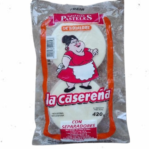 Masas listas p/ torta frita - La Casereña - 12u