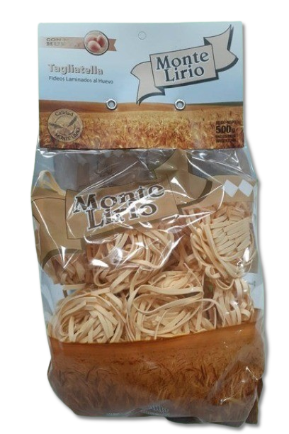 Artesanales naturales al huevo N°2 - Taglieatella - 500gr - Monte Lirio - OFERTA
