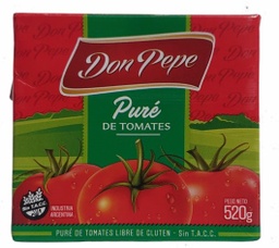 Puré de tomate - 520cc - Varias marcas