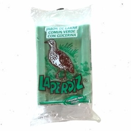Jabon en pan verde 200gr  La Perdiz