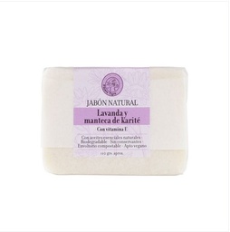 Jabón corporal de Lavanda y Karité - 110gr aprox - Pájaro Tigre