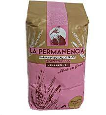 Harina integral de trigo super fina agroecológica (rosa) - 1kg - La Permanencia