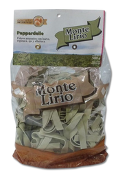 Artesanales naturales con espinaca, ajo y albahaca N°4 - Papardelle - 500gr - Monte Lirio - OFERTA