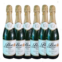 Sidra Flor de Manzano – ETIQUETA BLANCA 710ml – CAJA X6